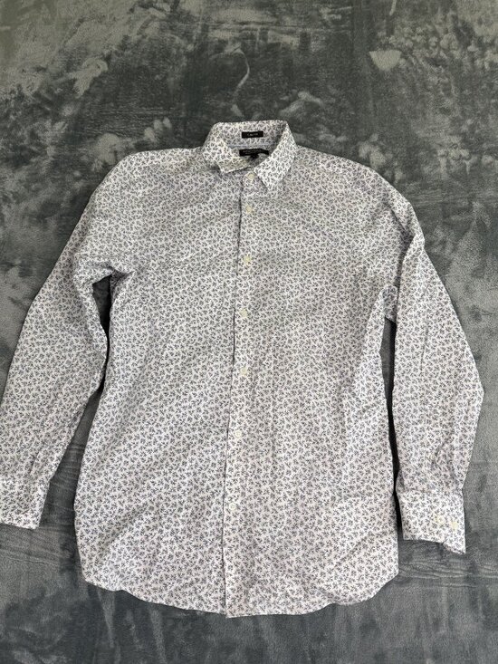 Banana Republic Other - Banana Republic Mens Slim Fit Long Sleeve Floral Print Shirt L Non-Iron